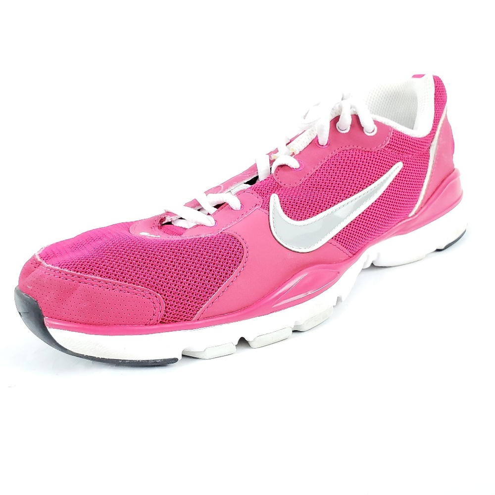 Nike Flex Tr Pink Lace Up Training Sneakers